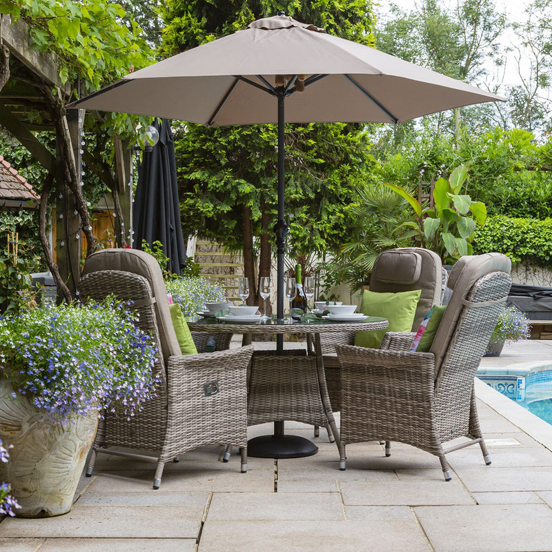 Flamingo 4 Seat Dining Set
