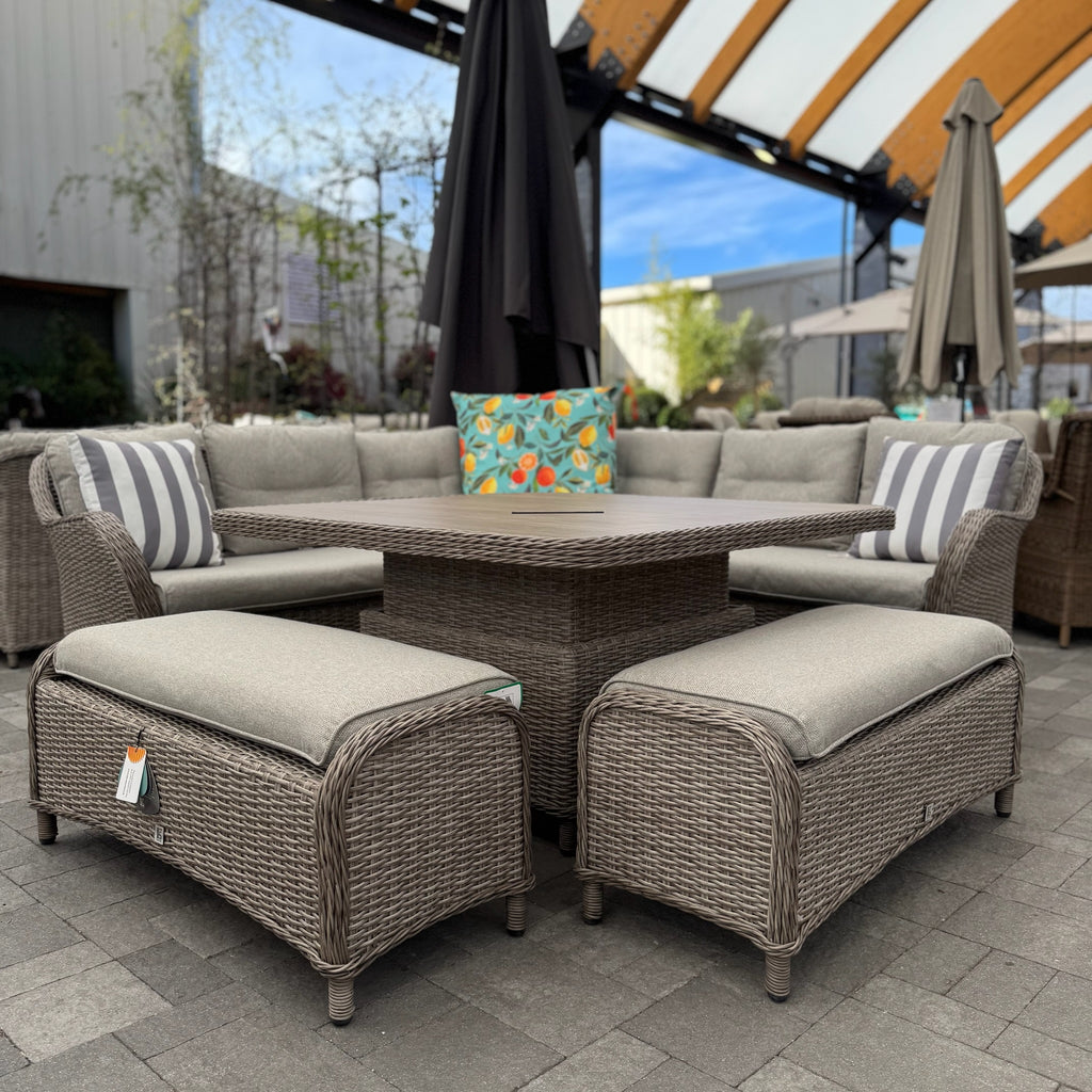 St Tropez Large Square Dining Set