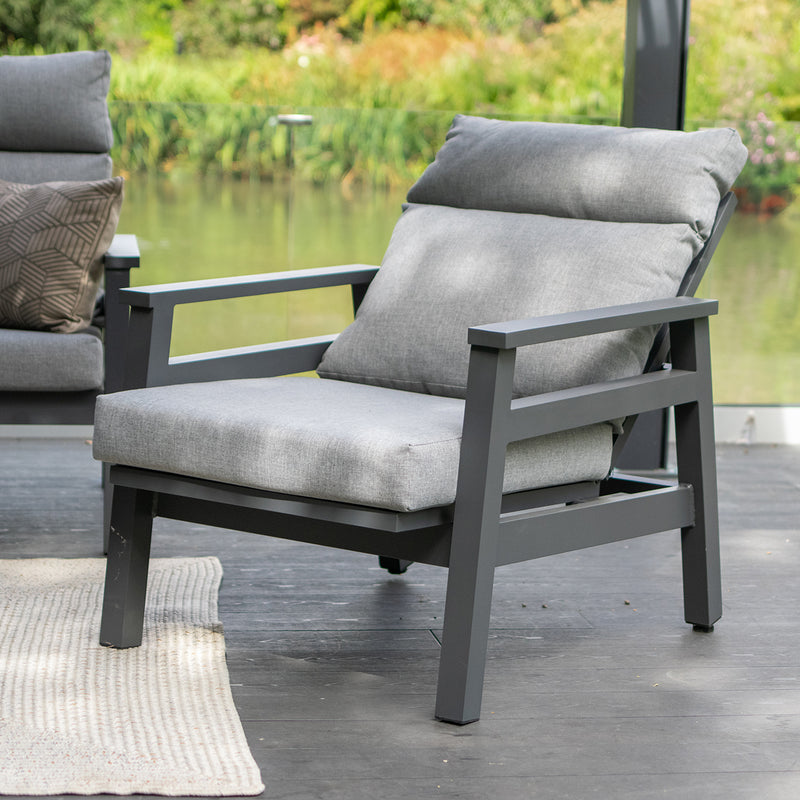 Barcelona Lounge Set with Gas FirepitTtable