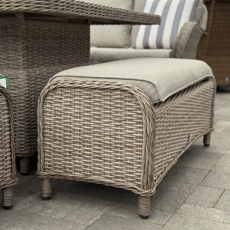 St Tropez Large Square Dining Set