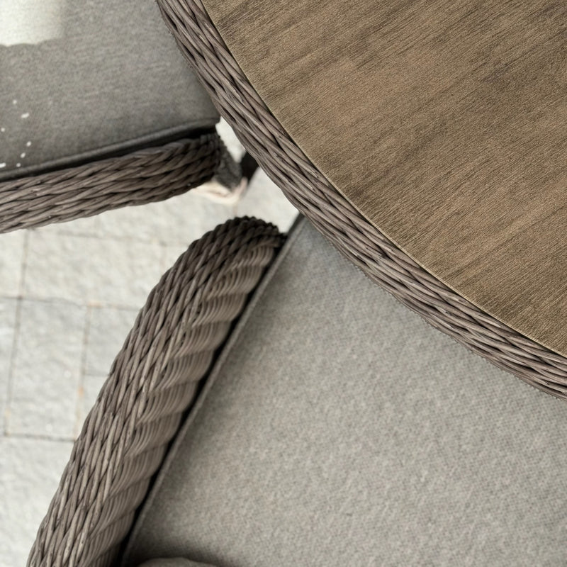 St Tropez 4 Seat Set with Parasol