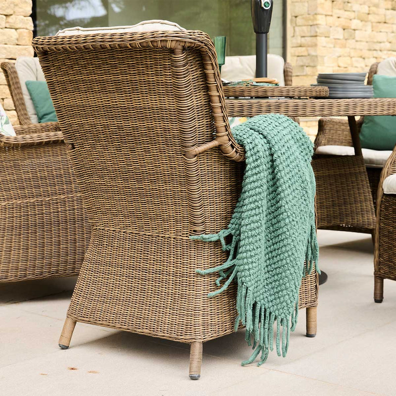 Montpellier 6 Seat Dining Set with Parasol