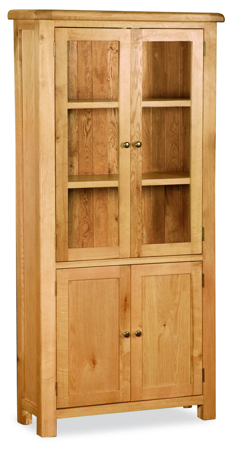 Alpine Oak Display Cabinet