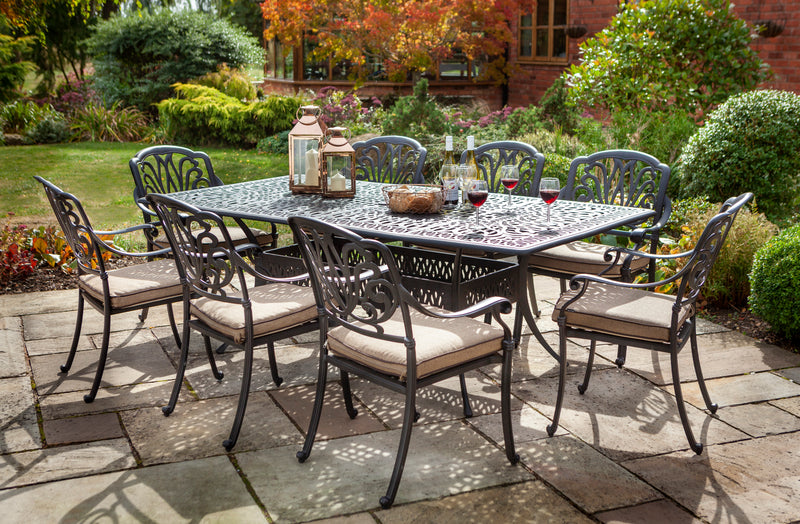 Amalfi 8 Seat Rectangular Set